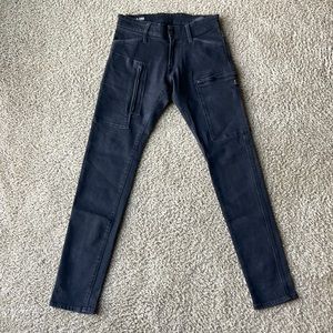 Mens G Star Raw super slim cargo style jeans